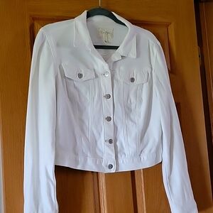 White Jean jacket